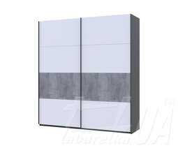 Шкаф купе "G-Caiser" 220х240х60 см 2-дверный 5 частей