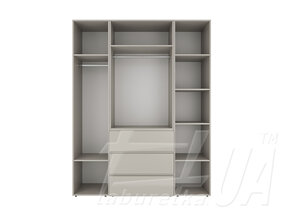 Шкаф распашный комбинированный №1 "Light"