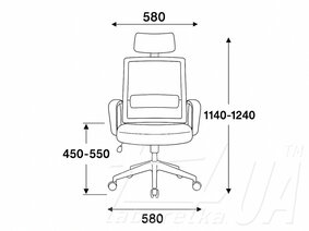 Кресло офисное/компьютерное "BO-003BB" черный