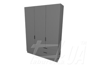 Розпашна шафа 2Ш3Д "Сіті С-18" 1200 мм