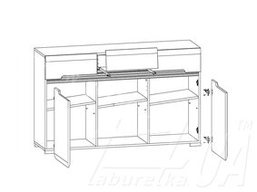 Тумба KOM3D3S/8/15 "Амелія"