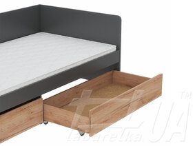 Кровать 800 Графит
