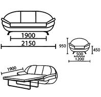 Диван "КАРМЕН" (Веста)
