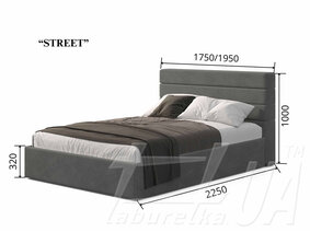Двуспальная кровать "Street"