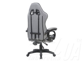 Крісло геймерське "VR Racer Textile Dyson" темно-сірий/чорний