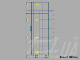 Шкаф угловой "МВ-06"