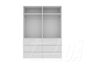 Шкаф распашный комбинированный №10 "Light"