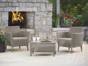 Набір меблів "Salemo balcony set капучино - пісок"