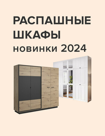 Шкафы: распашные новинки 2024 года