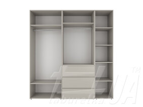 Шкаф распашный комбинированный №4 "Light"