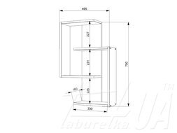 Полка подвесная "S2"