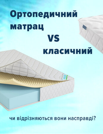 Ортопедичний матрац VS класичний: чи відрізняються вони насправді?