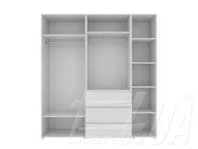 Шкаф распашный комбинированный №4 "Light"