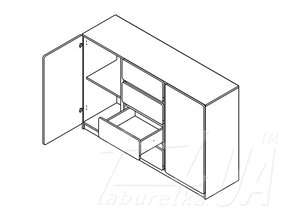 Комод KOM2D4S "Лука"