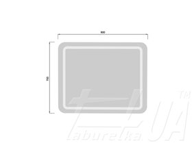 Зеркало TINA с LED-подсветкой