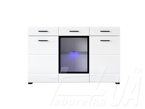 Комод  с подсветкой KOM1W2D2S "Арктика"