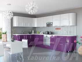 Глянцевая кухня металлик "HIGH GLOSS" Metallic
