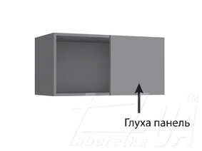 Антресоль угловая АК "Оскар" фасад МДФ