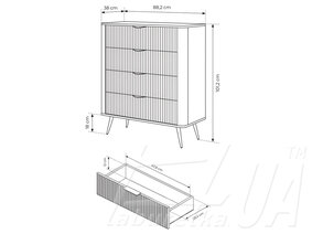 Комод 4S/88 "Lante | Ланте"