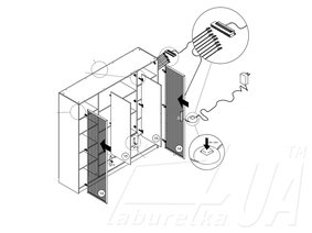 Гардеробна "Kelly" 4DRD