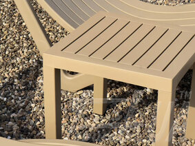 Комплект из 2 шезлонгов "Siesta Slim" + Стол "Siesta Ocean Side Table"