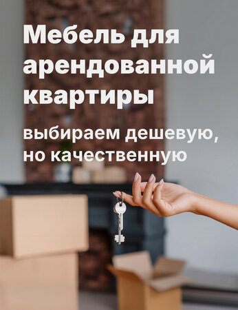 Мебель для арендованной квартиры: выбираем дешевую, но качественную