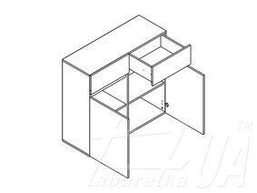 Комод KOM2D2S "Лондон"