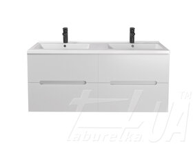 Тумба "Octavio 120-A" (Double 120x2) з умивальником