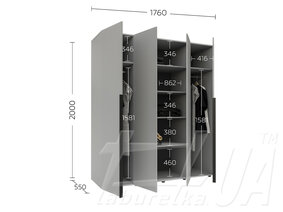 Шкаф 4D_Sh  "Соло"