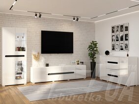 Шафа-вітрина "Б'янко" 2Д Ск
