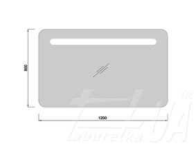 Дзеркало "Baki" 120х80 LED