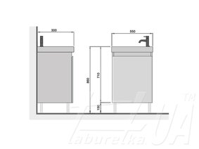 Тумба CATANIA-55-U (DANA-55)