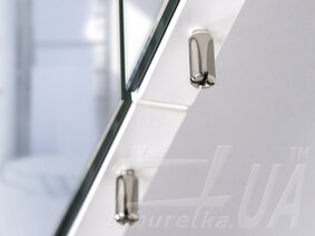 Шафа з дзеркалом у ванну "Сорренто Black"