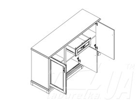 Комод 3d/1s "Соната"
