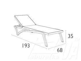 Комплект із 2 шезлонгів "Siesta Pacific" + Стіл "Siesta Ocean Side Table"