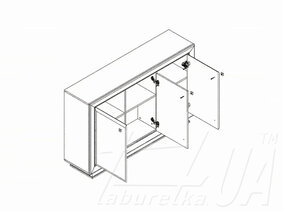 Комод  KOM3D  "Ларго Классик | Largo classic"