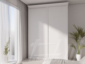 Шкаф купе "Рим-Венециано" 1800 мм 2-дверный W серия WT Белый