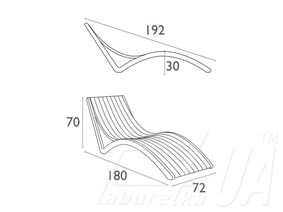 Комплект из 2 шезлонгов "Siesta Slim" + Стол "Siesta Ocean Side Table"