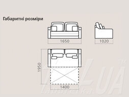 Диван "Верона 1.4"