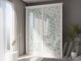 Шкаф купе "Рим-Венециано" 1700 мм 2-дверный серия WT Белый
