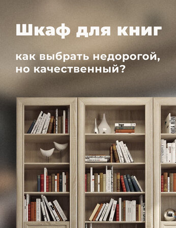 Шкаф для книг: как выбрать недорогой, но качественный?