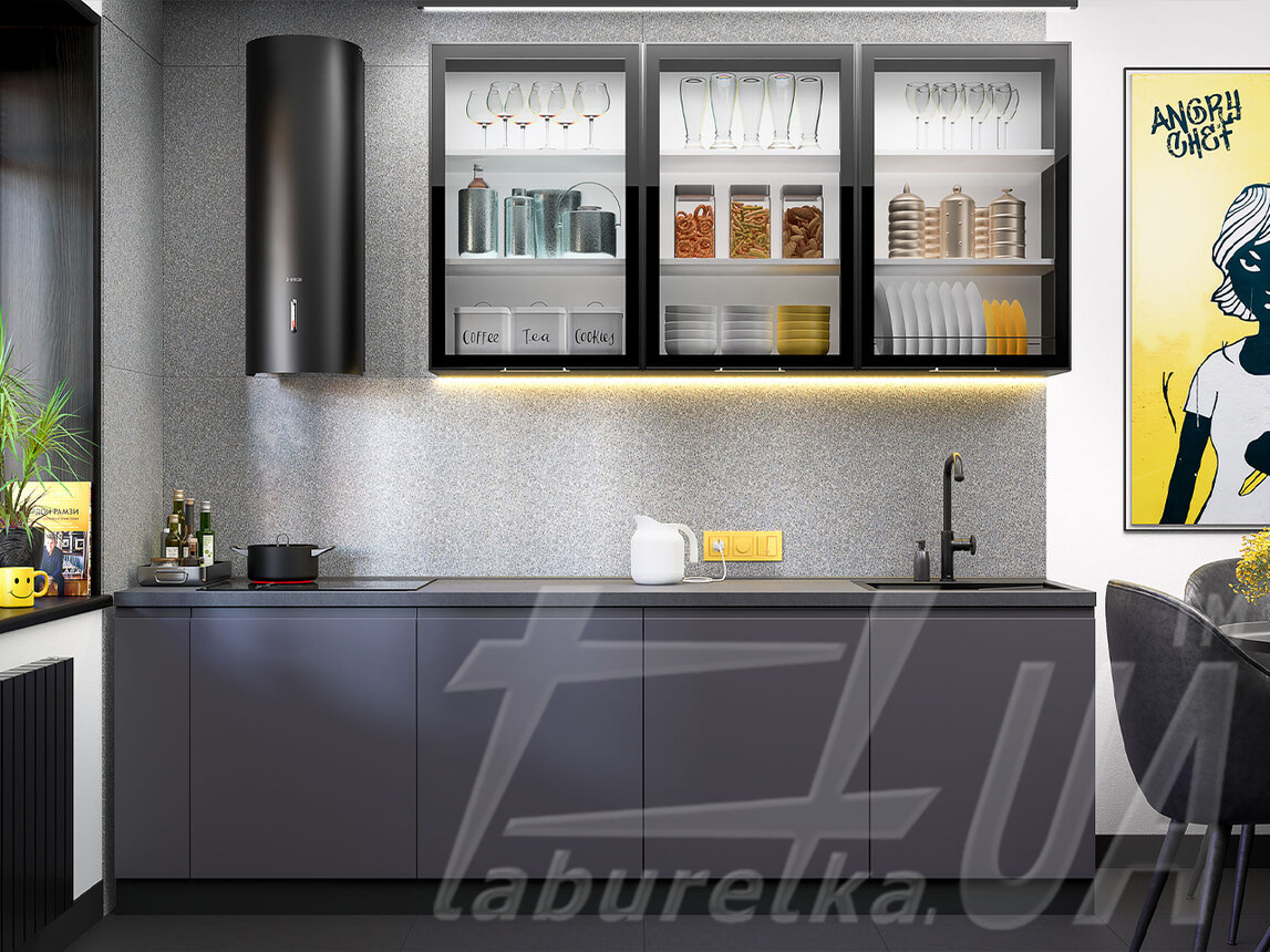 Кухня матовая "Interno" 2,6 м