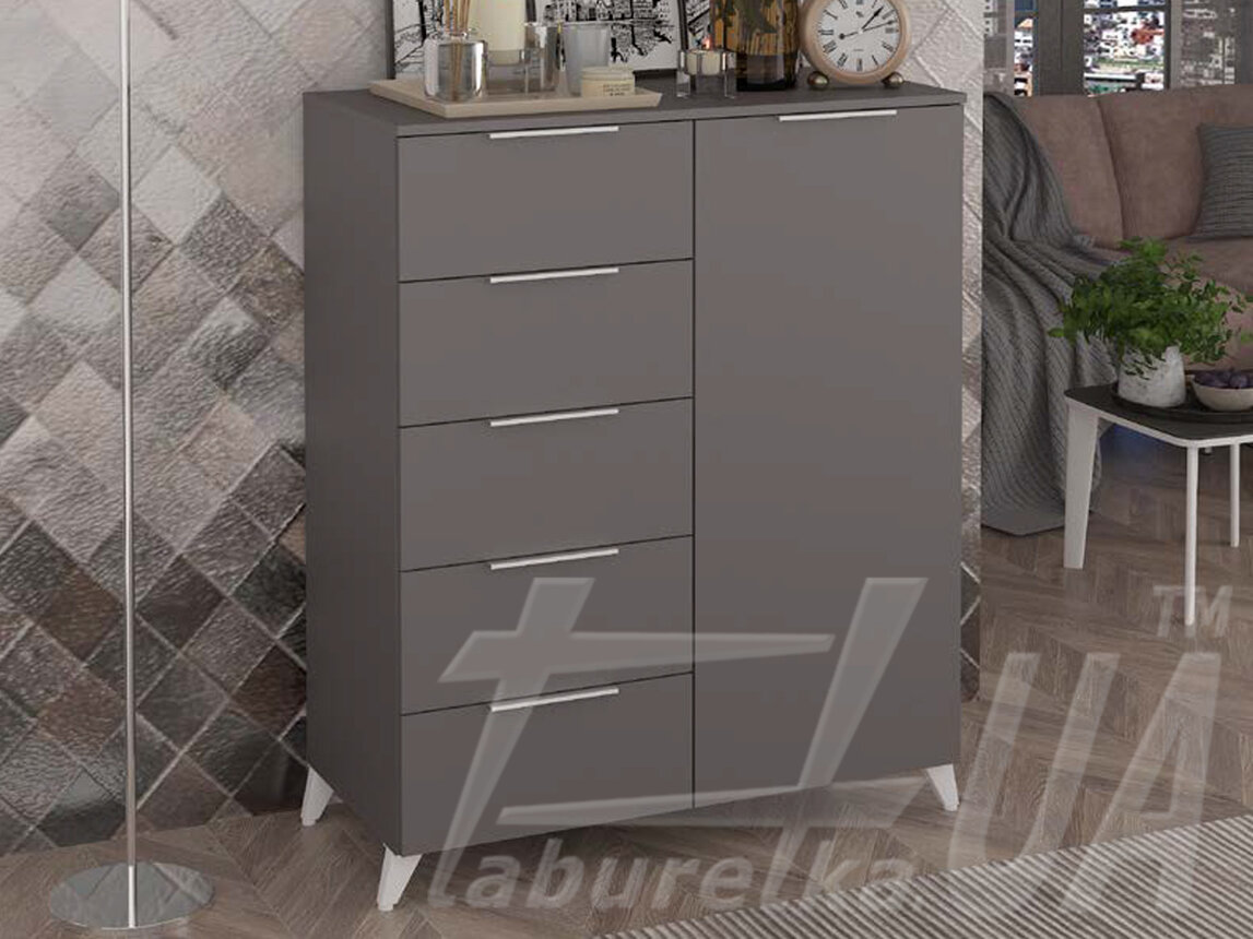 Комод "КВ-03" 5ящ 1дв