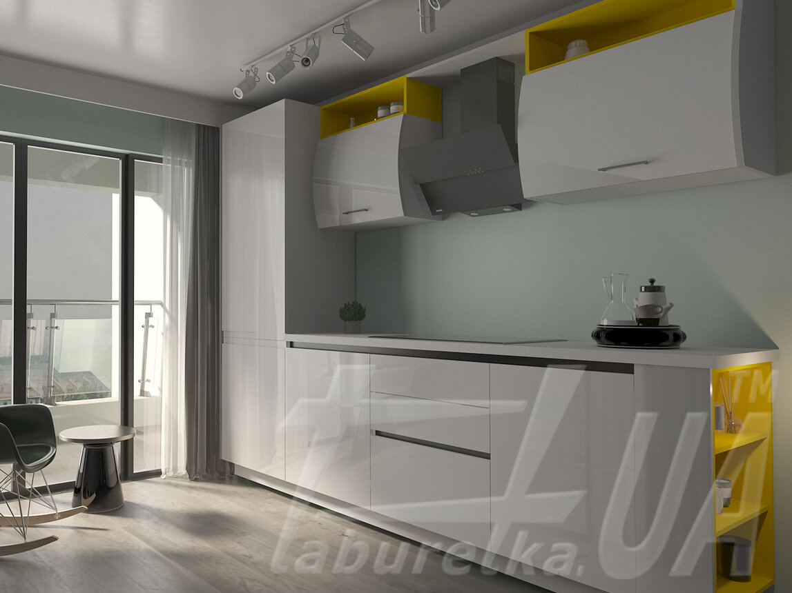 Кухня "Natali Gola" + "Anet Modern" Глянець 2,5 м