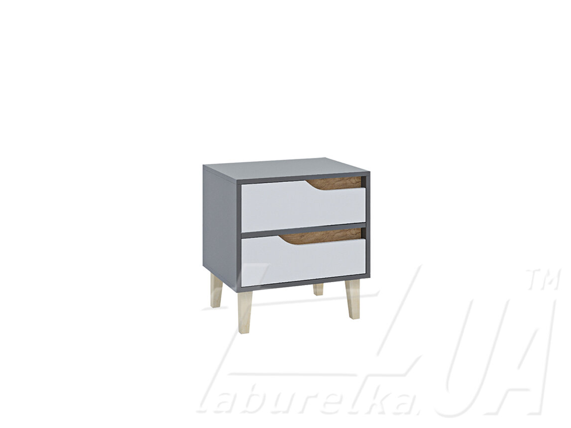 Тумба приліжкова 2Ш "Wood"