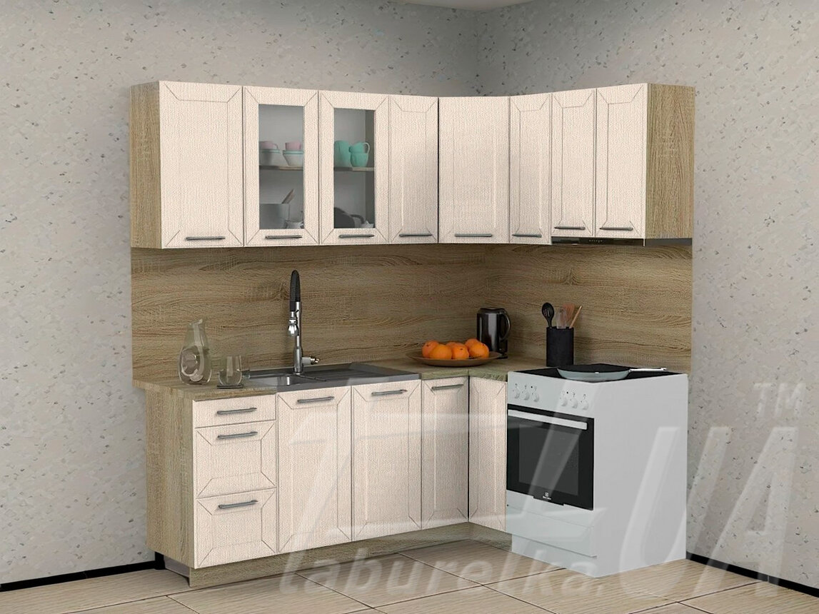 Кутова кухня "Марго" 2,1 х 1,5 м