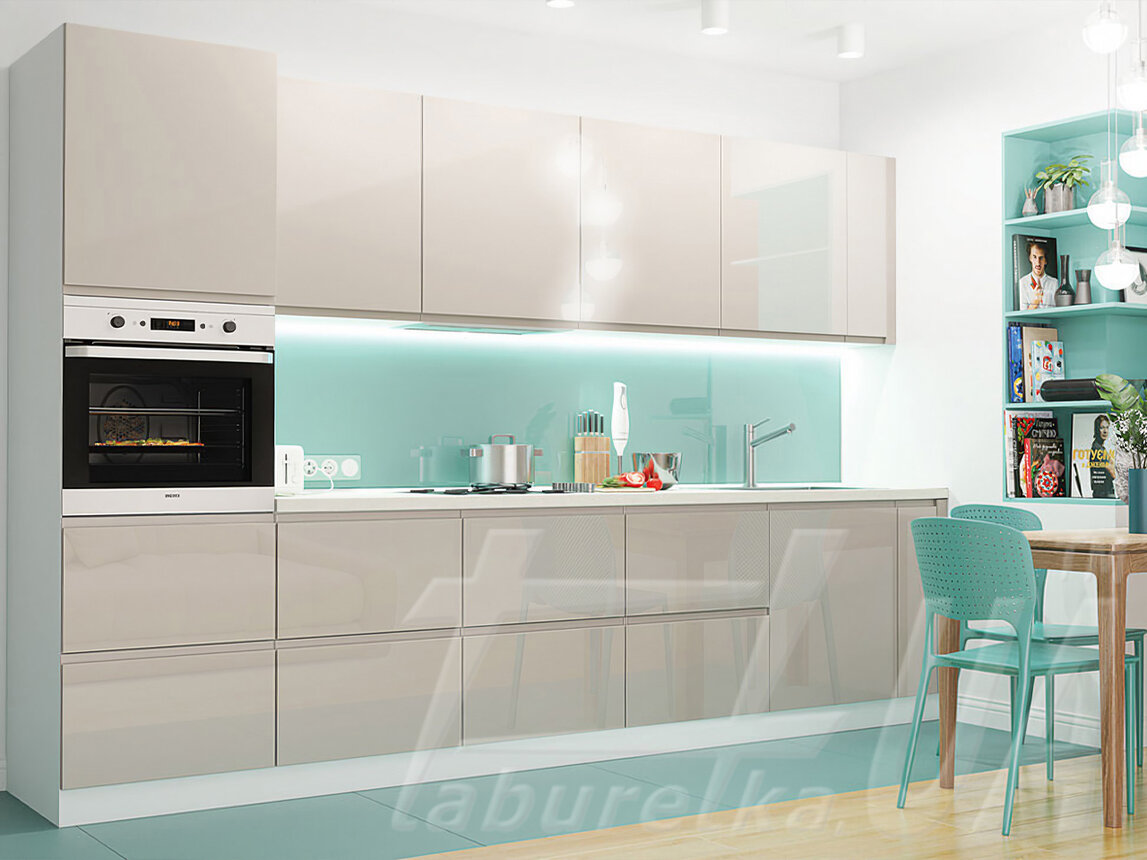 Кухня глянцевая "Interno" 3,25 м