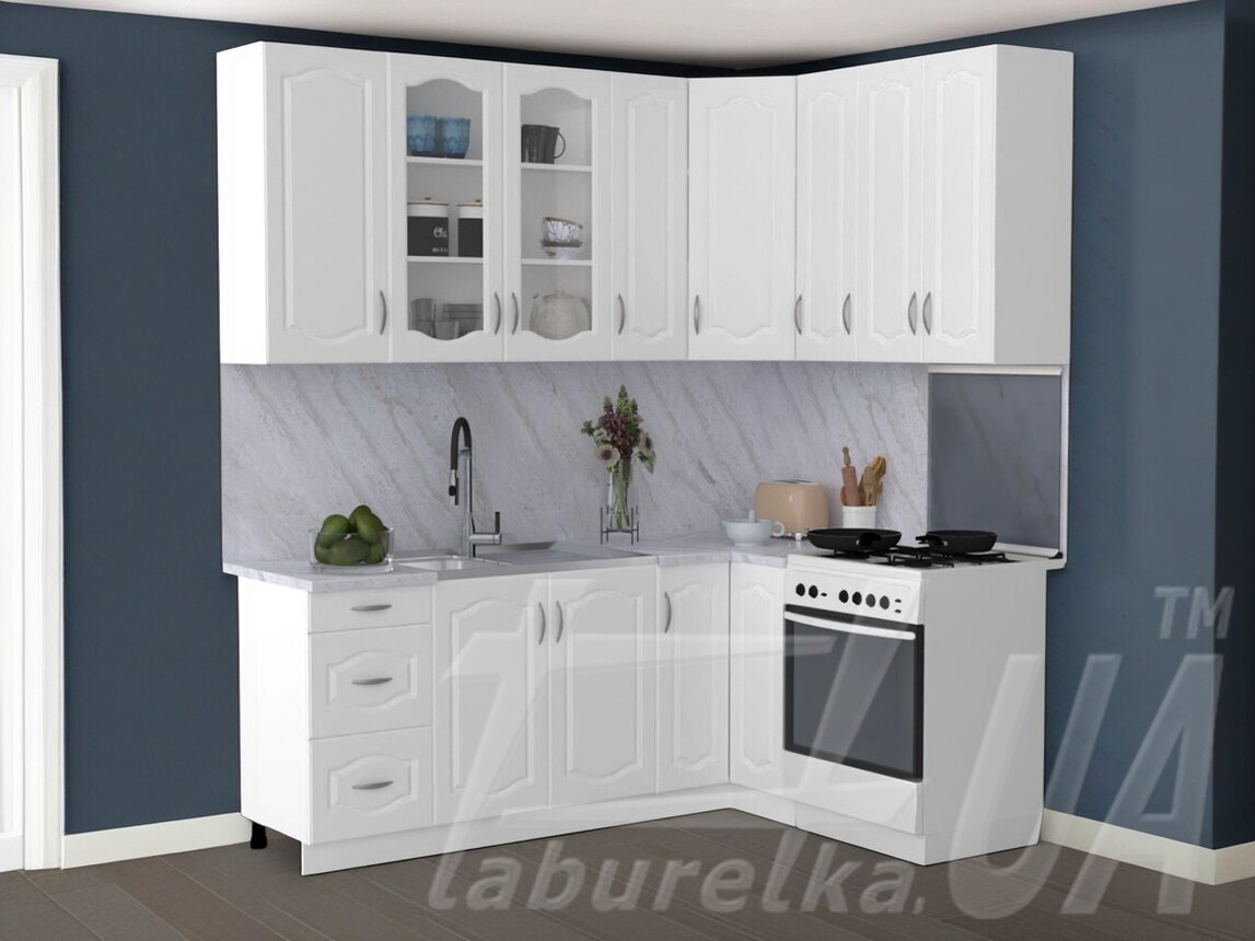 Угловая кухня "Оля" 2,1 х 1,5 м