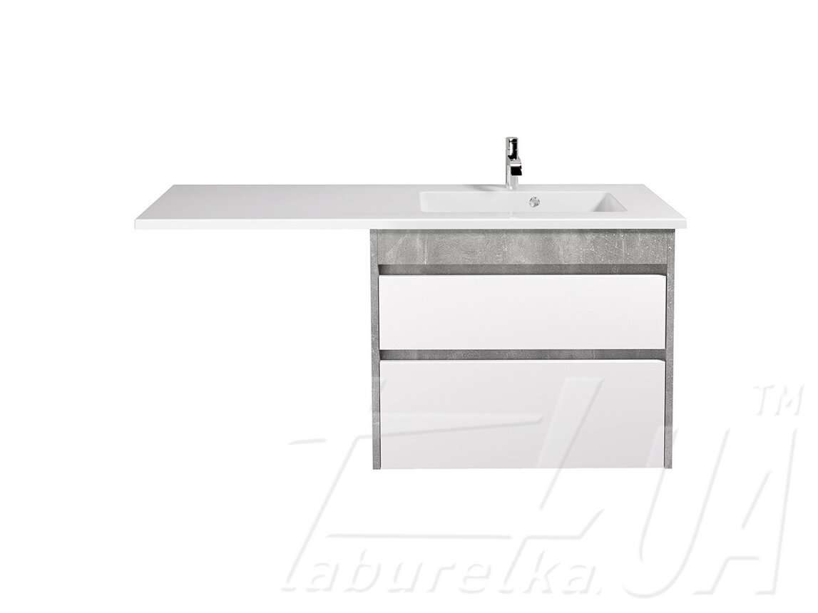 Підвісна тумба з крилом "Polo Loft 80-U ADAM 140"