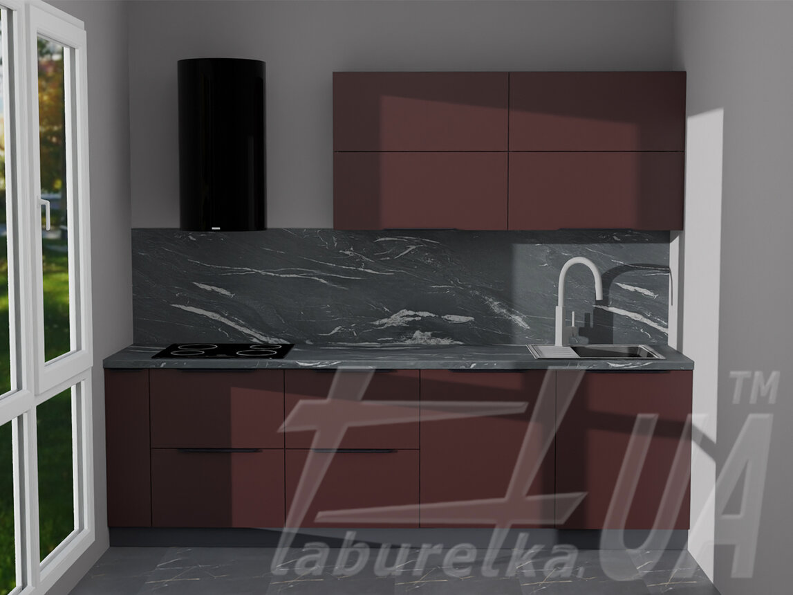 Кухня матовая "Acryl" 2,6 м